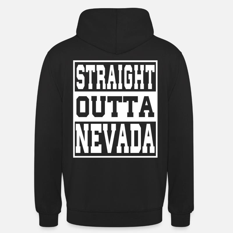 Nevada Spruch Lustig Nevada Geschenk - Unisex Hoodie - Schwarz