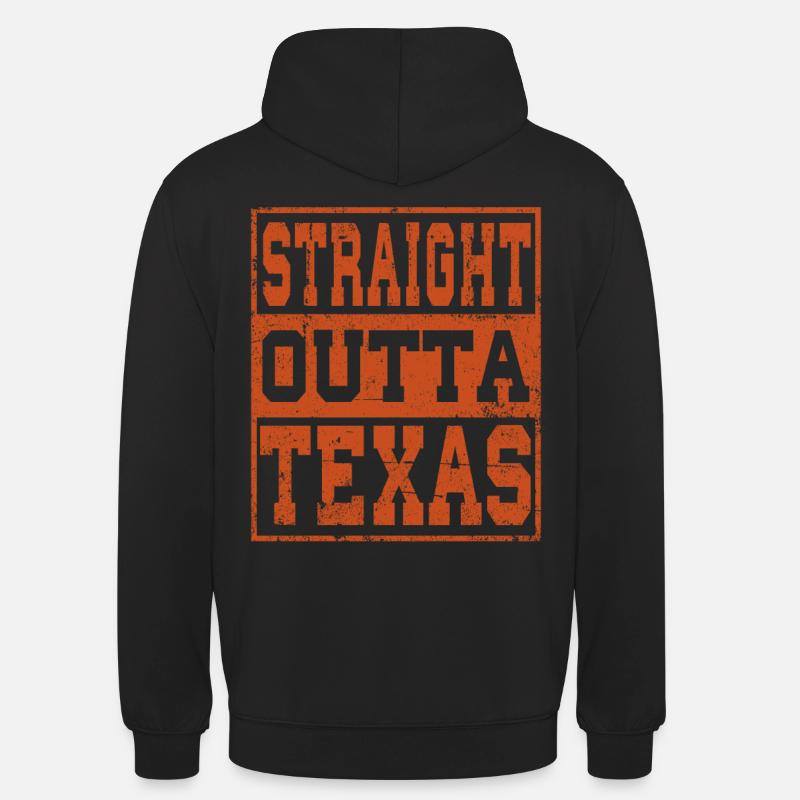 texas Dire drôle texas Cadeau - Sweat-shirt à capuche unisexe - noir
