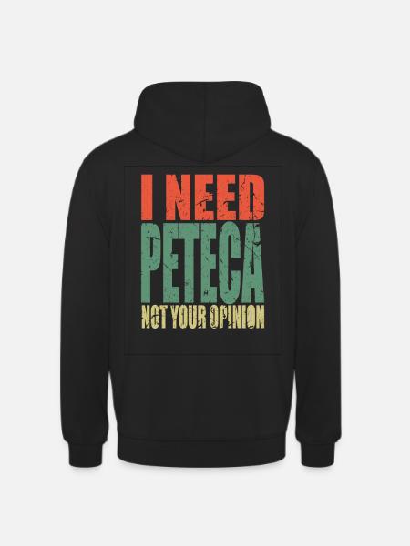 Peteca saying funny - Unisex Hoodie - black