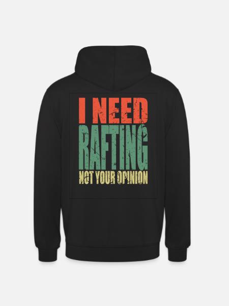 Rafting saying funny - Unisex Hoodie - black