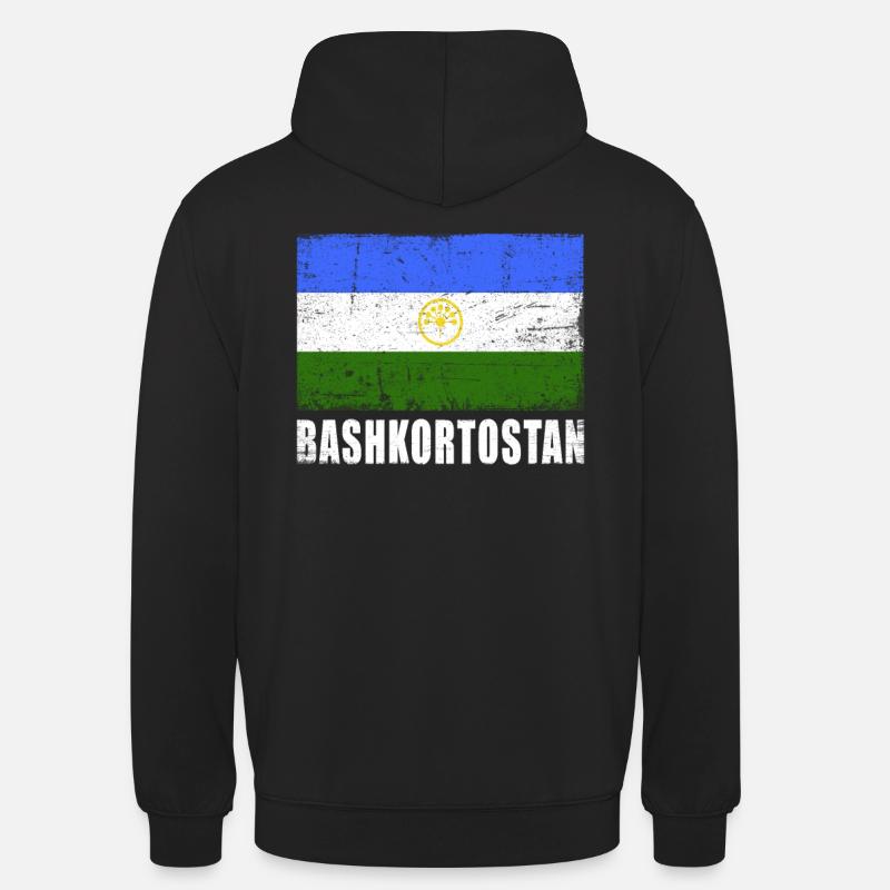 Bashkortostan Flagge - Unisex Hoodie - Schwarz