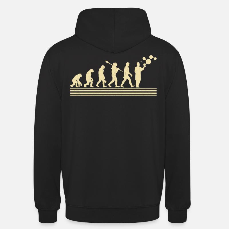 Biologist Evolution - Unisex Hoodie - black