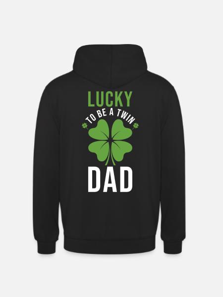 Papa Twins Happiness - Unisex Hoodie - black