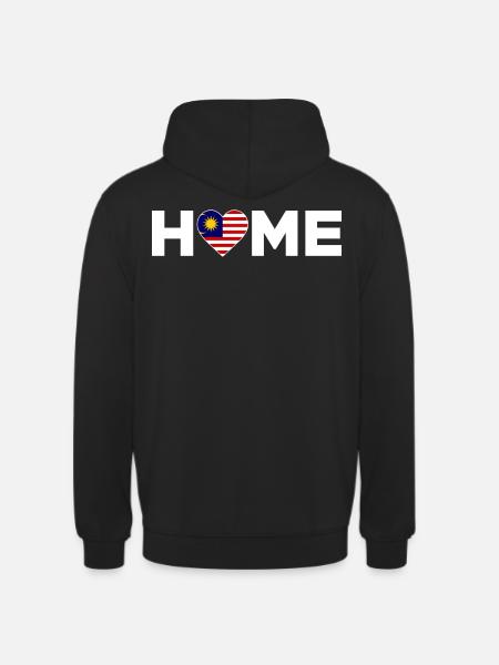 Malaysia Home Malaysia Flag - Unisex Hoodie - black