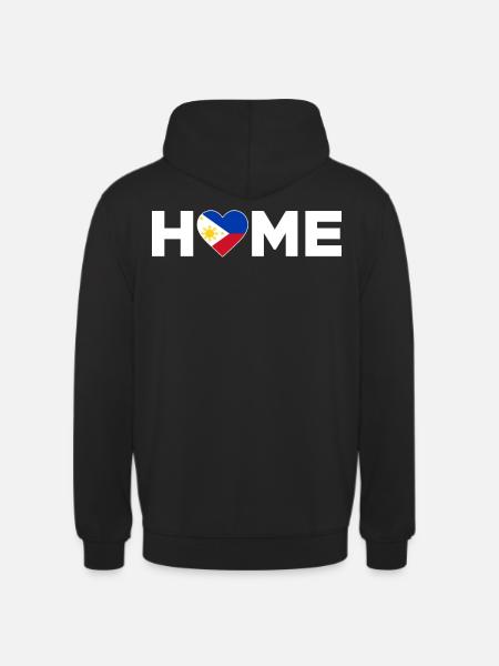 Philippines Patrie Philippines Drapeau - Sweat-shirt à capuche unisexe - noir