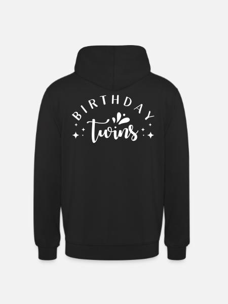Birthday Twins - Unisex Hoodie - black