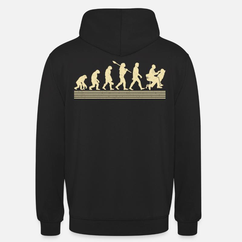 Hygiénistes dentaires Evolution - Sweat-shirt à capuche unisexe - noir