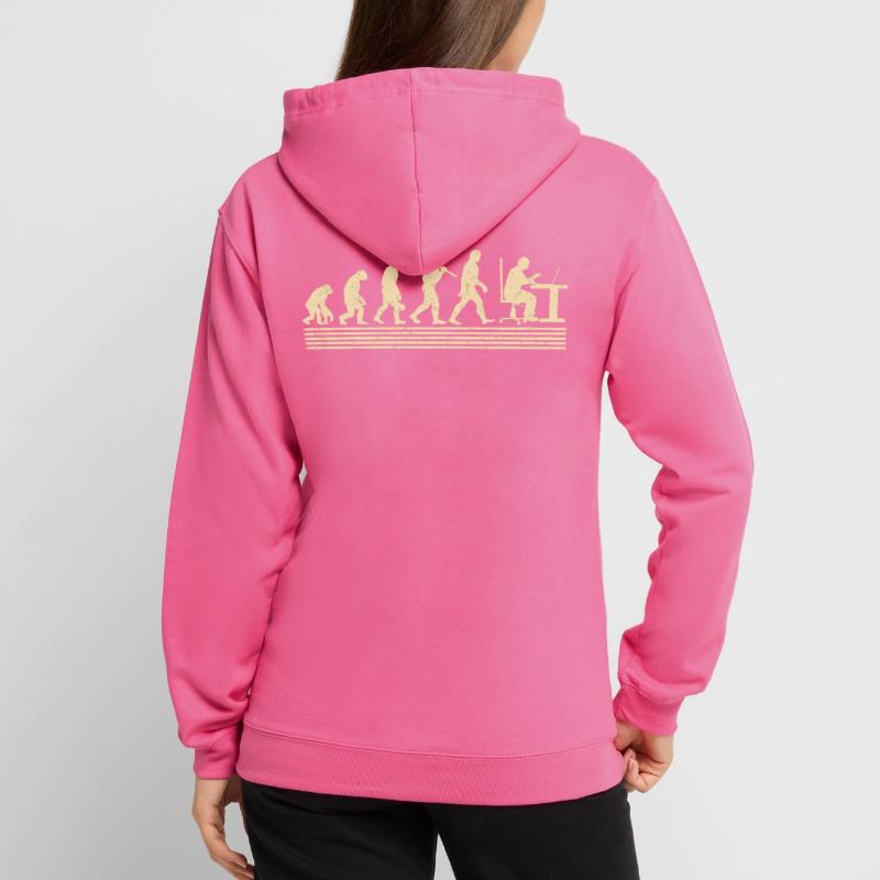 Évolution du programmeur informatique Sweat-shirt à capuche unisexe