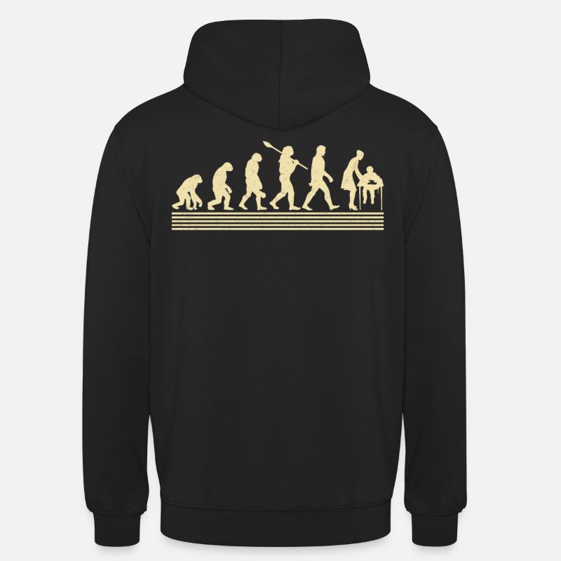 Evolution Des Mittelschullehrers - Unisex Hoodie - Schwarz