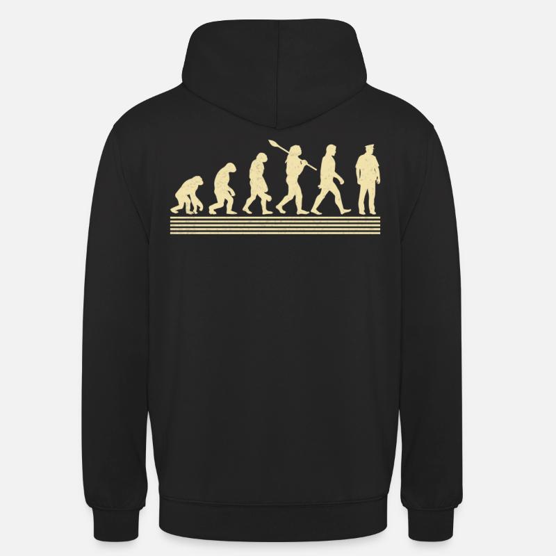Perfectionnement de l’agent de patrouille - Sweat-shirt à capuche unisexe - noir