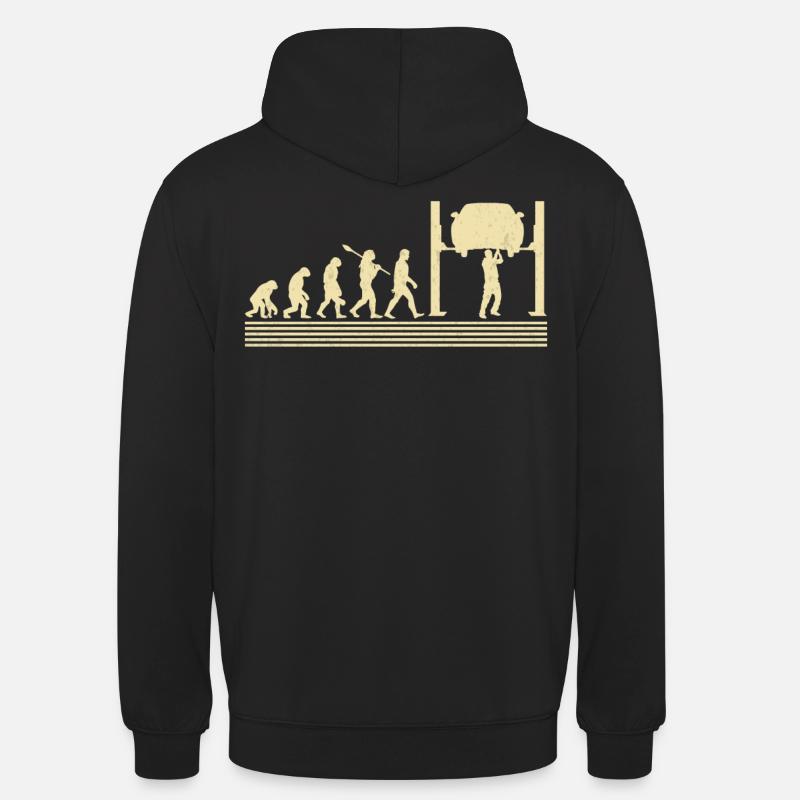 Automechanische Evolution - Unisex Hoodie - Schwarz