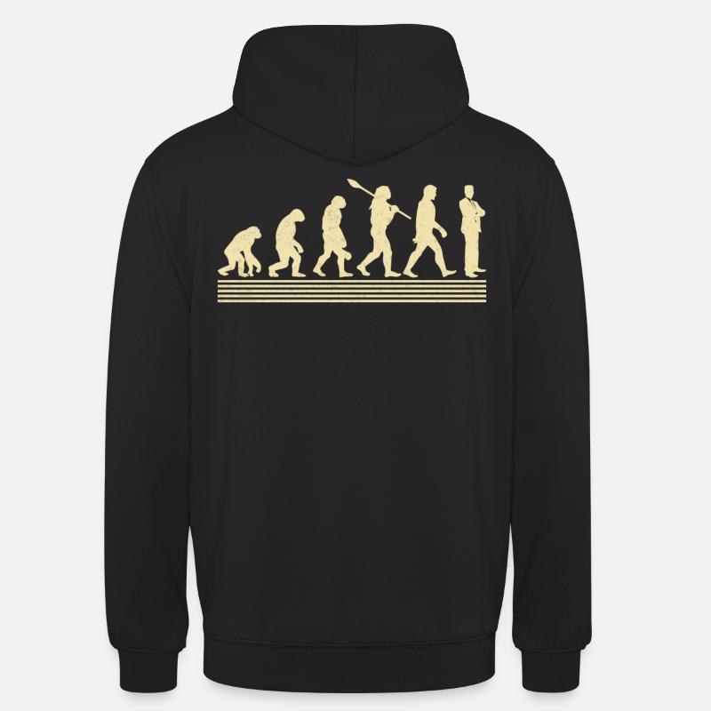 Directeur des ventes Evolution - Sweat-shirt à capuche unisexe - noir