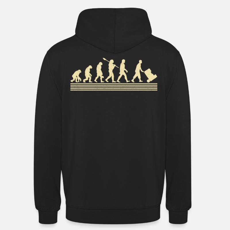 Évolution logisticienne - Sweat-shirt à capuche unisexe - noir