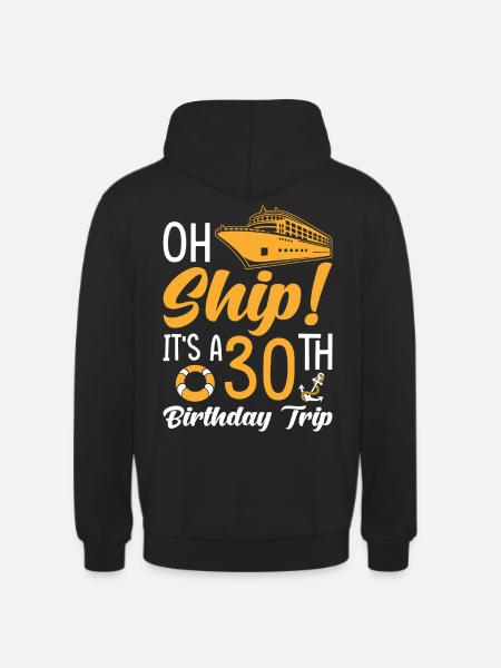 Cruise 30th Birthday Trip - Unisex Hoodie - black