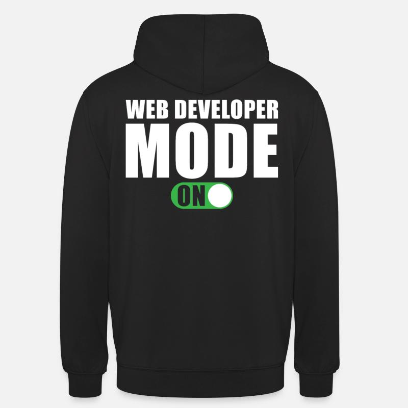 Mode développeur Web activé - Sweat-shirt à capuche unisexe - noir