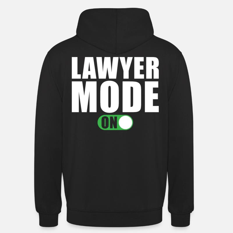 Mode Avocat activé - Sweat-shirt à capuche unisexe - noir