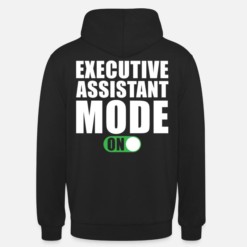 Assistant au mode de gestion - Sweat-shirt à capuche unisexe - noir