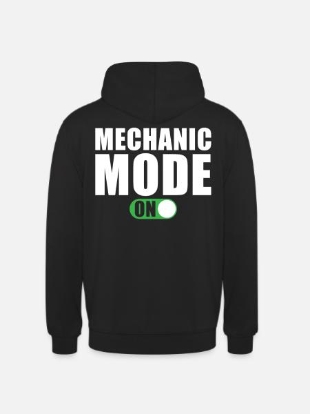 Mode mécanique activé - Sweat-shirt à capuche unisexe - noir