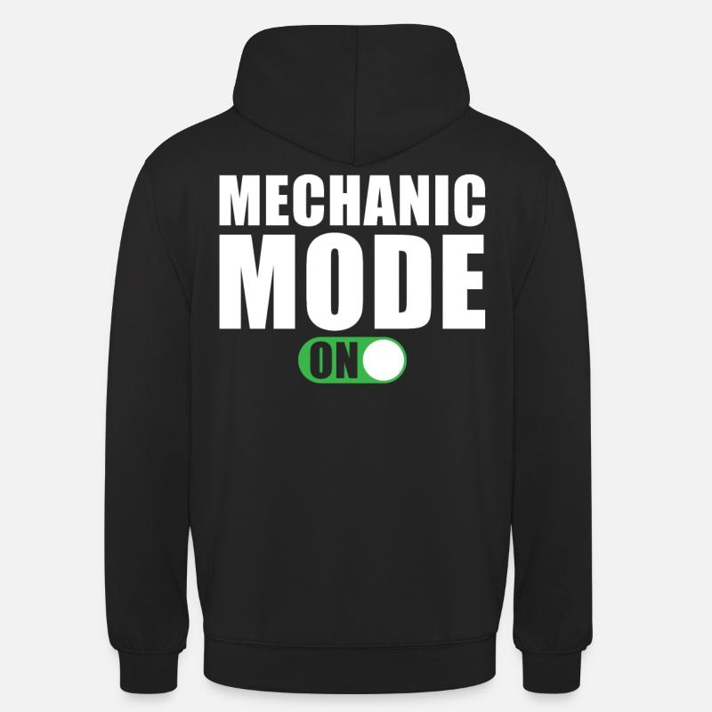 Mechanic Mode On - Unisex Hoodie - black