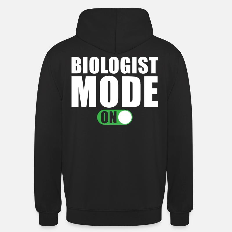 Biologe Modus An - Unisex Hoodie - Schwarz