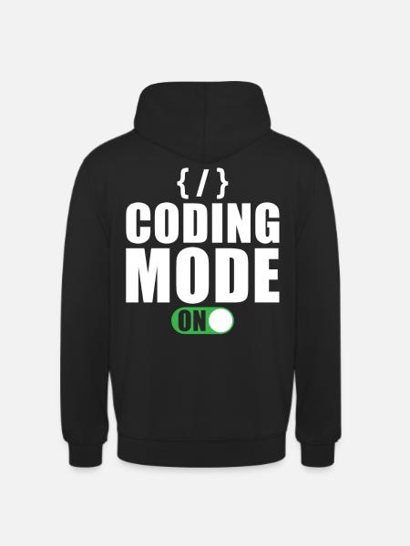 Coder Developer Programmer Gift - Unisex Hoodie - black