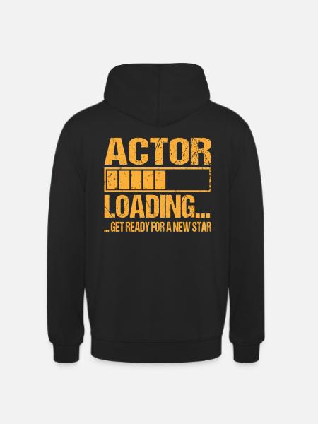 Schauspieler loading Schauspieler Ausbildung - Unisex Hoodie - Schwarz