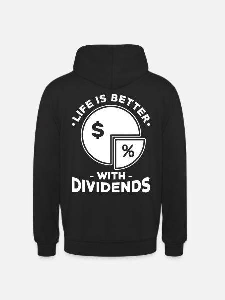Dividend Shareholder Shares - Unisex Hoodie - black
