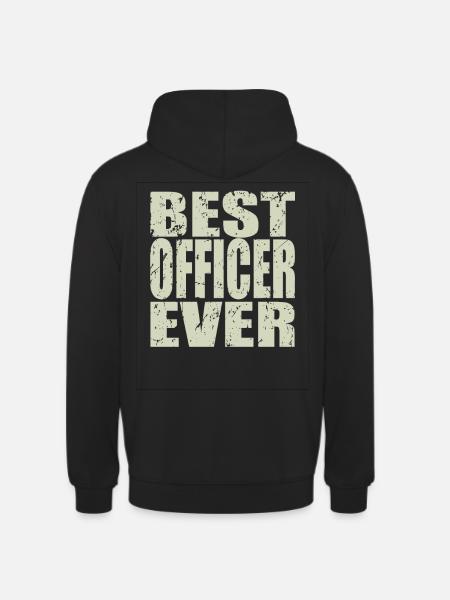 Best Officer ever Officer Gift - Unisex Hoodie - black