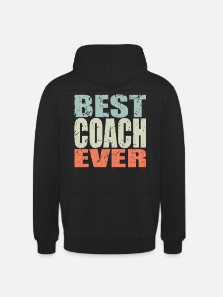 Beste Coach ooit Coach Gift - Uniseks hoodie - zwart