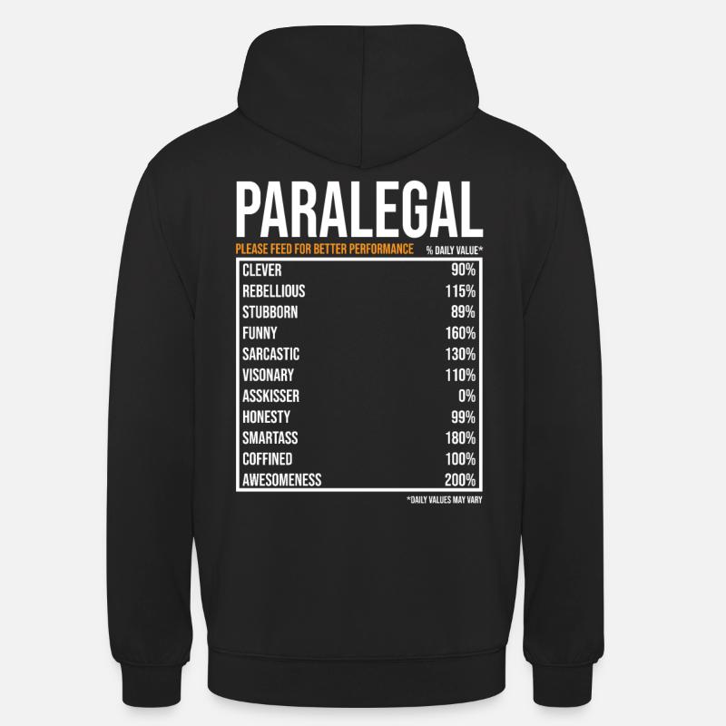 Rechtsanwaltsfachangestellte - Unisex Hoodie - Schwarz