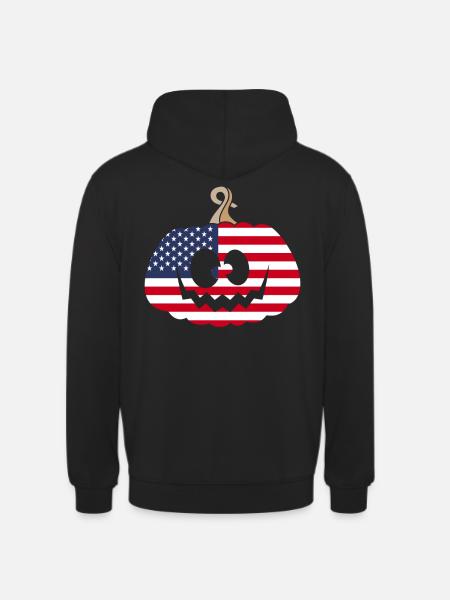 Hungary Halloween Pumpkin - Unisex Hoodie - black