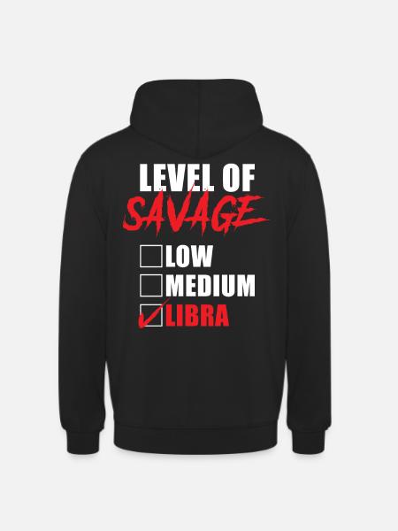 Waage Sternzeichen Geschenk Waage - Unisex Hoodie - Schwarz