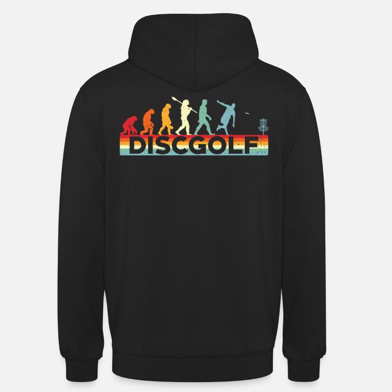 Disc Golf Evolution Disc Golf - Unisex Hoodie - black