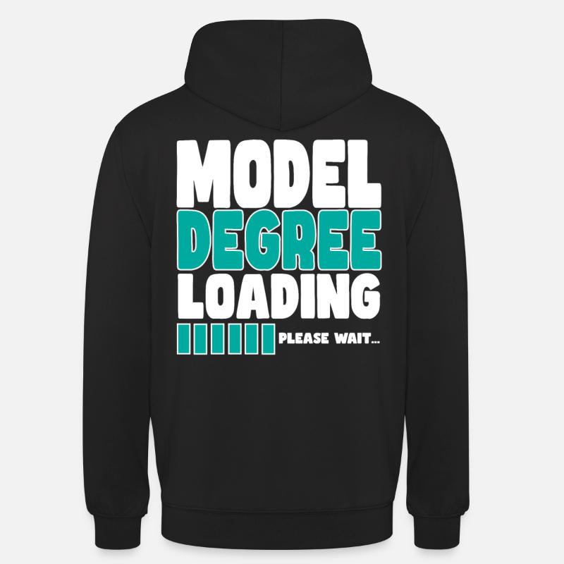 Model lädt Ausbildung - Unisex Hoodie - Schwarz