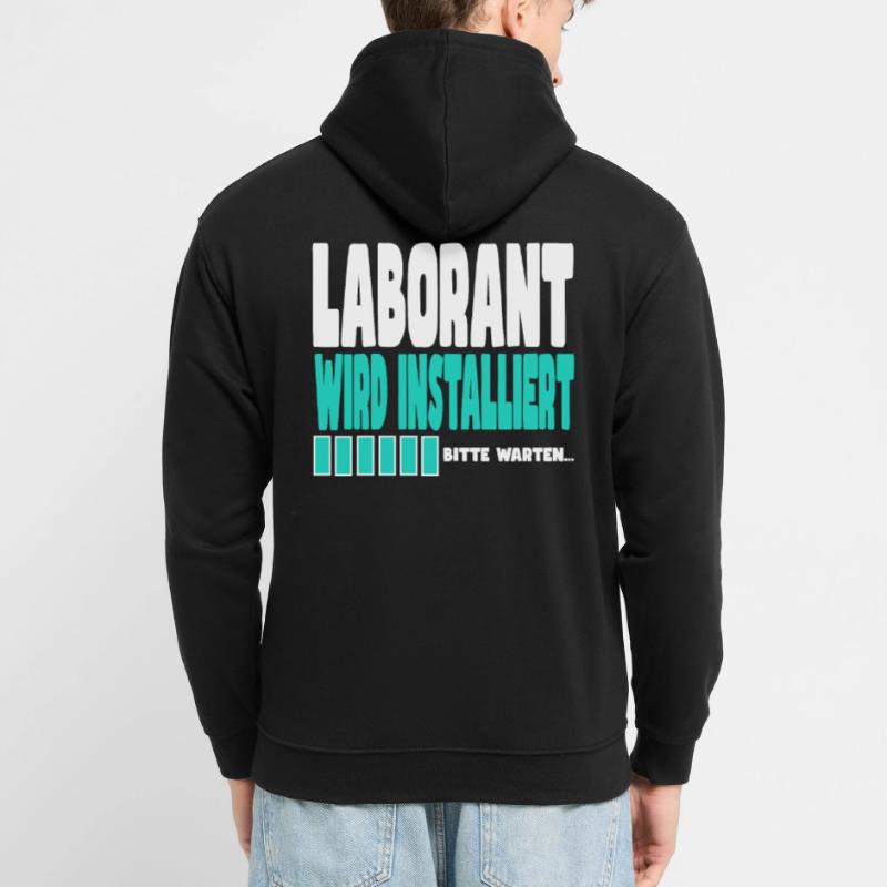 Laborant wird installiert Unisex Hoodie