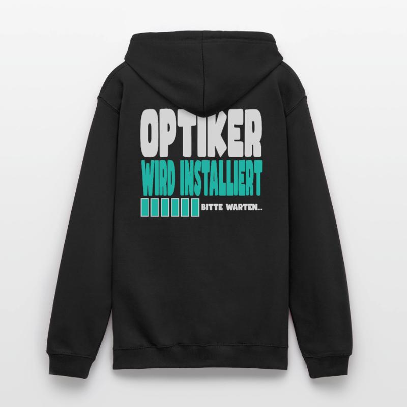 Optiker wird installiert Unisex Hoodie