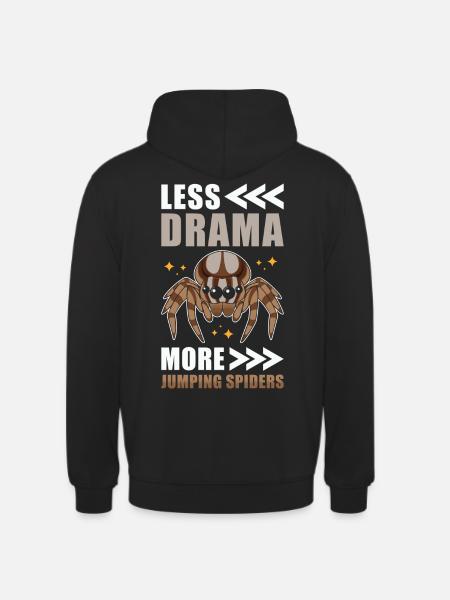 Jumping Spider Saying - Unisex Hoodie - black