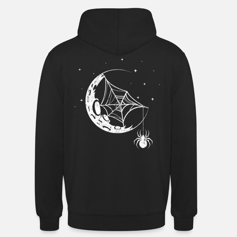 Araignée Toile d’araignée - Sweat-shirt à capuche unisexe - noir