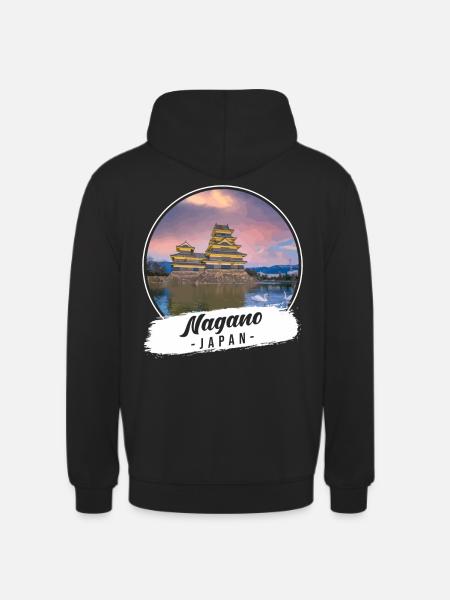 Nagano Japan Souvenir - Unisex Hoodie - black