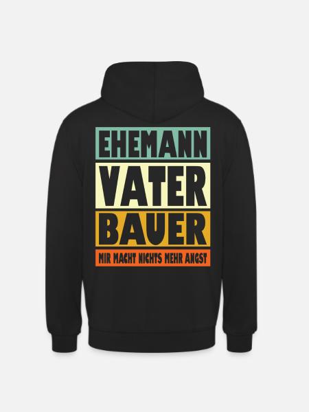Bauer Vater Ehemann Held - Unisex Hoodie - Schwarz