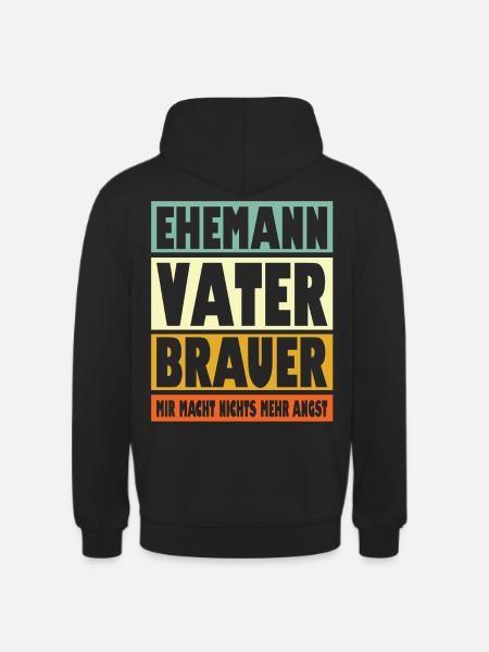 Brauer Vater Ehemann Held - Unisex Hoodie - Schwarz