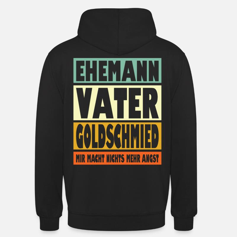 Gleisbauer Vater Ehemann Held - Unisex Hoodie - Schwarz