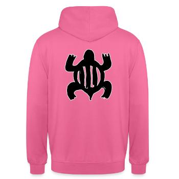 Egypte Symbole ancien Adaptabilité - Sweat-shirt à capuche unisexe - rose - Dos - Michal (187cm)