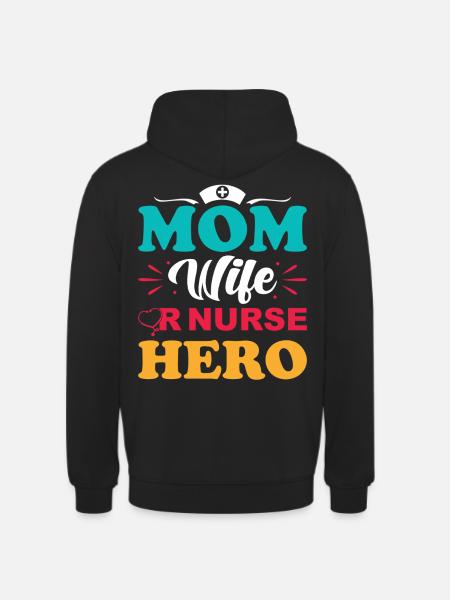 Surgical Nurse Mama - Unisex Hoodie - black
