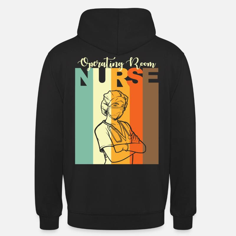 Infirmière en chirurgie - Sweat-shirt à capuche unisexe - noir