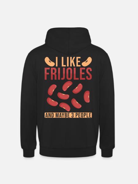 Frijoles - Unisex Hoodie - Schwarz