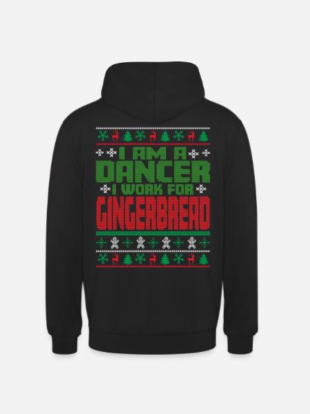 Dancer Christmas Saying - Unisex Hoodie - black