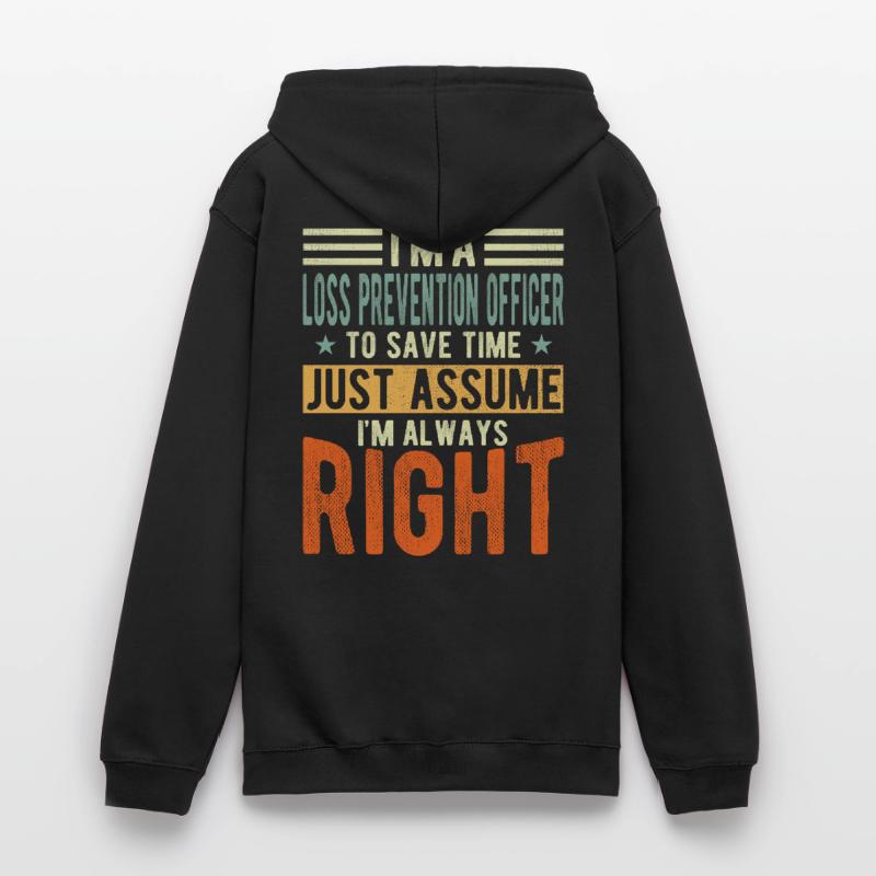 Agent pour éviter les pertes Sweat-shirt à capuche unisexe