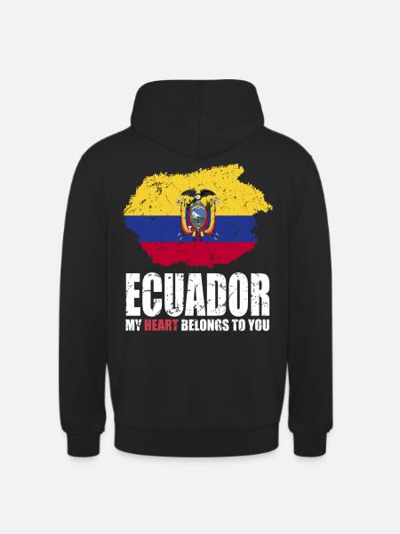 Ecuador Flag - Unisex Hoodie - black
