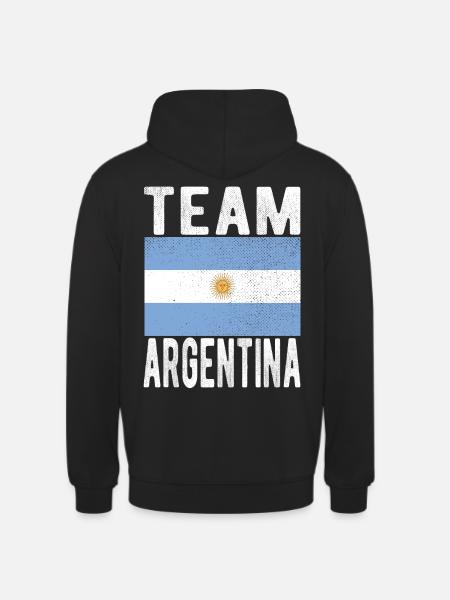 ARGENTINA flag - Unisex Hoodie - black